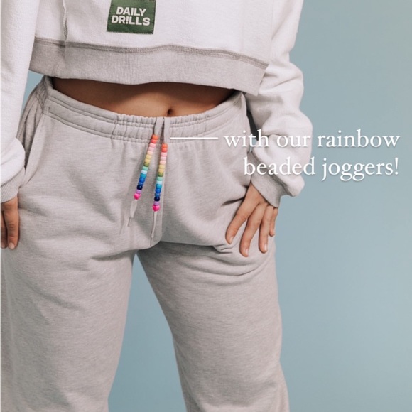 DAILY DRILLS BEADED JOGGERS - Picture 2 of 2
